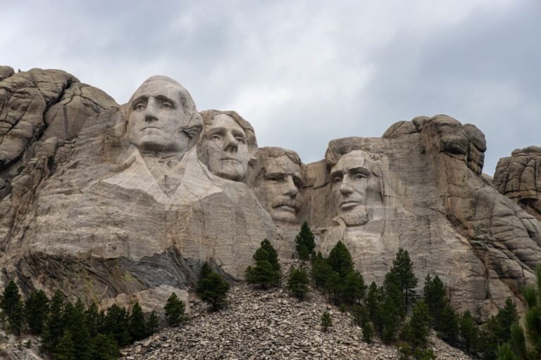 iconic mount rushmore national memorial in south dakota